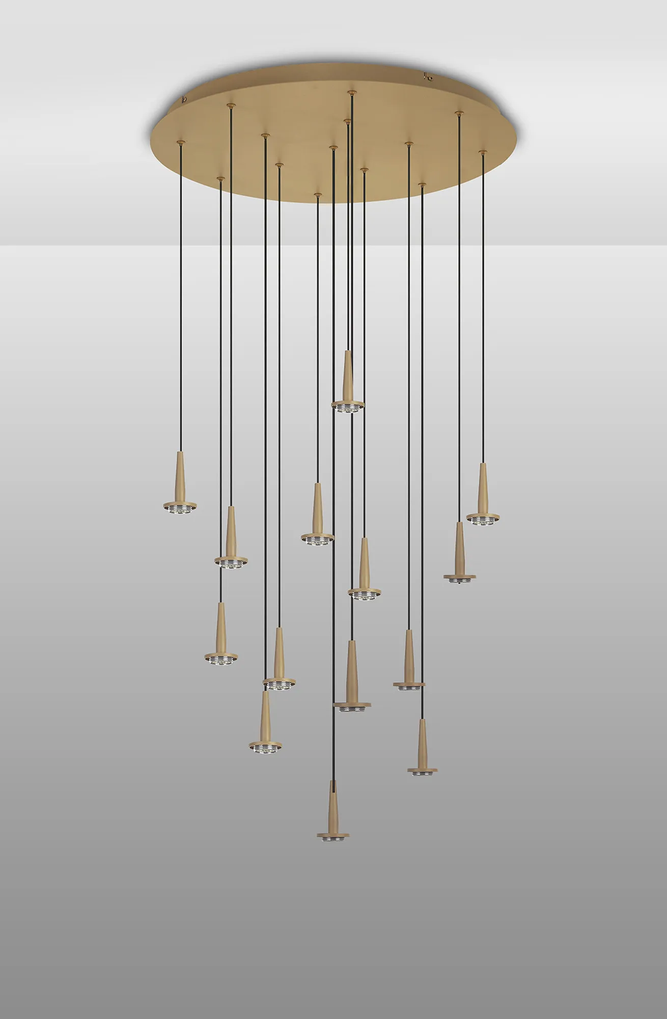 Andromeda Gold Frame Ceiling Lights Mantra Multiple Pendant
